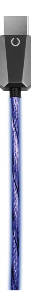 Konix Cables Cavo HDMI 2.1 8K 48Gbps 1,2 m blu LED gaming