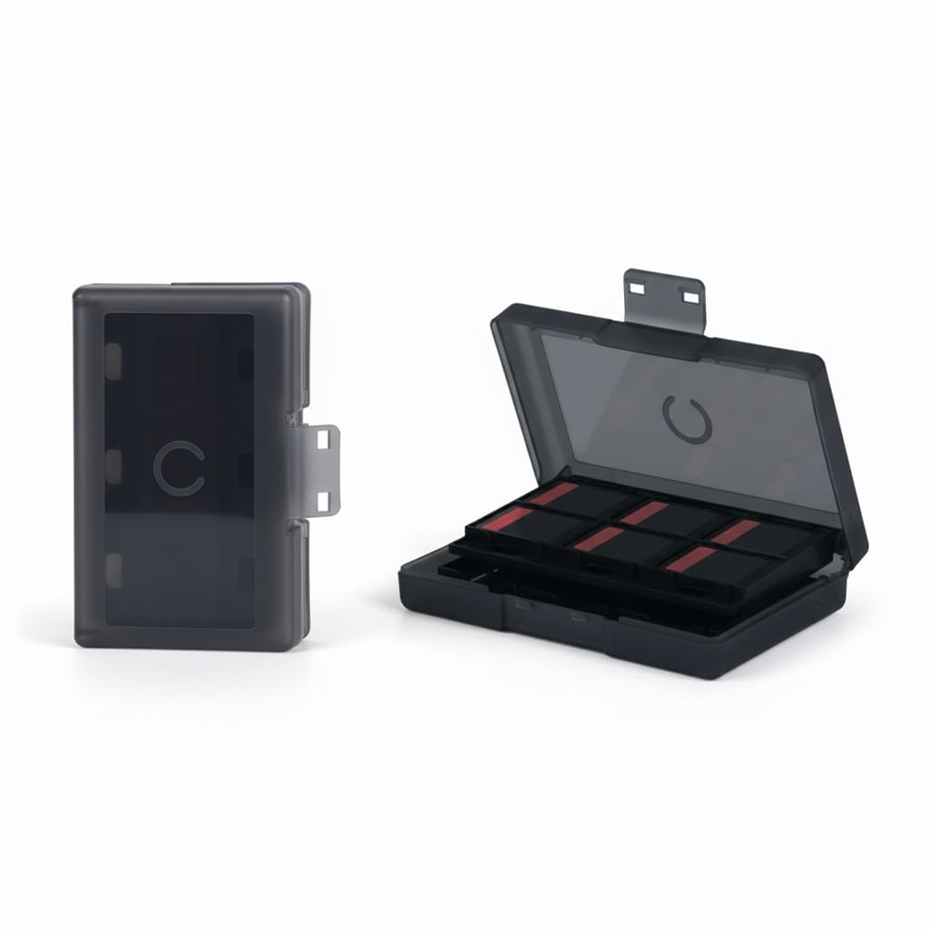 Konix Custodia Cartucce Switch 2 Nera 24 Scomparti Standard