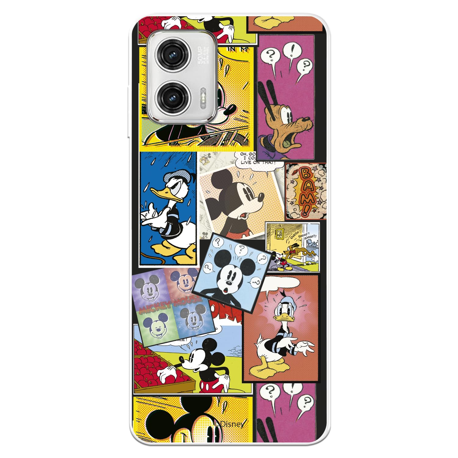 La Casa de las Carcasas Licenze Ufficiali Moto G73 5G custodia Mickey Comic
