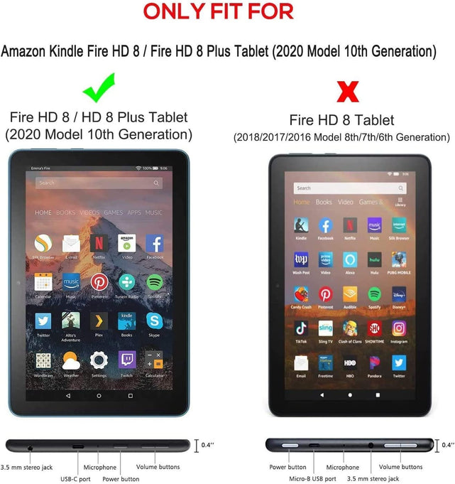 Redpepper Red Pepper Cases cover tablet Fire HD 8 2020 antishock stand