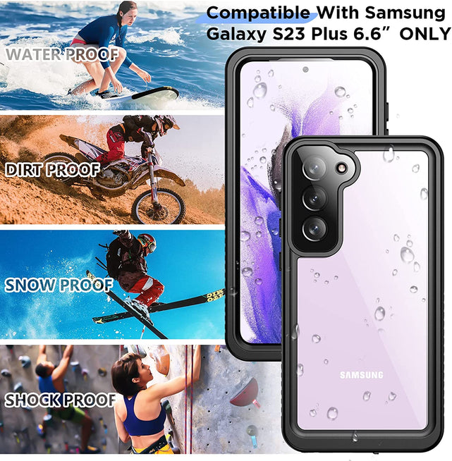 Redpepper Galaxy S23 Plus cover impermeabile IP68 schermo