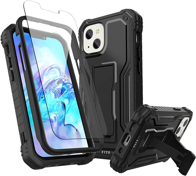 Redpepper iPhone 13 Mini cover rugged doppio strato stand