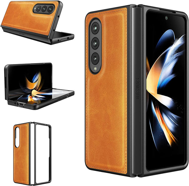 Redpepper Galaxy Cases Galaxy Z Fold 4 custodia pelle nero slim