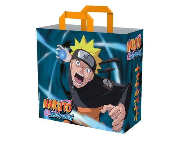 Konix Naruto Shippuden Borsa Spesa Tote Riciclata 40x45 cm Blu