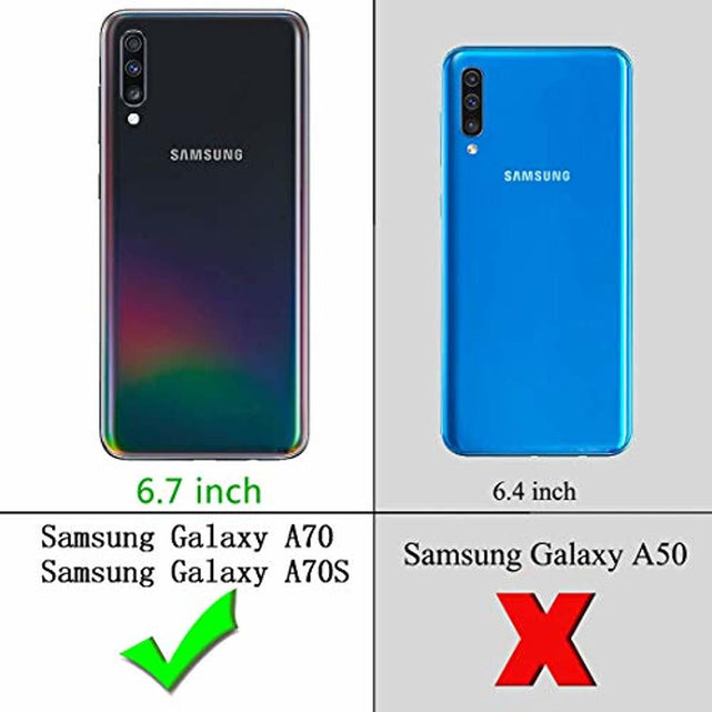 Redpepper Galaxy A70 Cover Antiurto Nera Heavy Duty