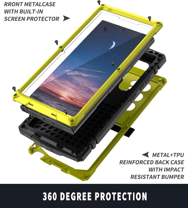 Redpepper Galaxy S25 Ultra cover metallo full body antiurto