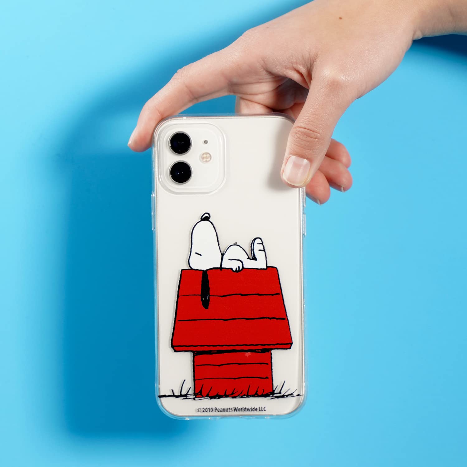 Licenze Ufficiali Snoopy Casa cover Moto G14 trasparente