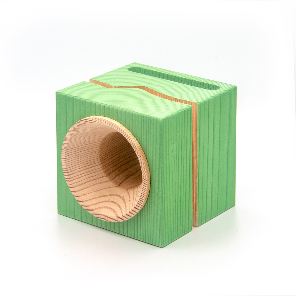 VAIA Cube JOY amplificatore legno verde lime 10cm