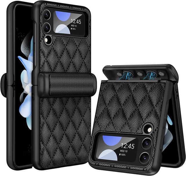 Redpepper Galaxy Z Flip 4 custodia pelle blu cerniera
