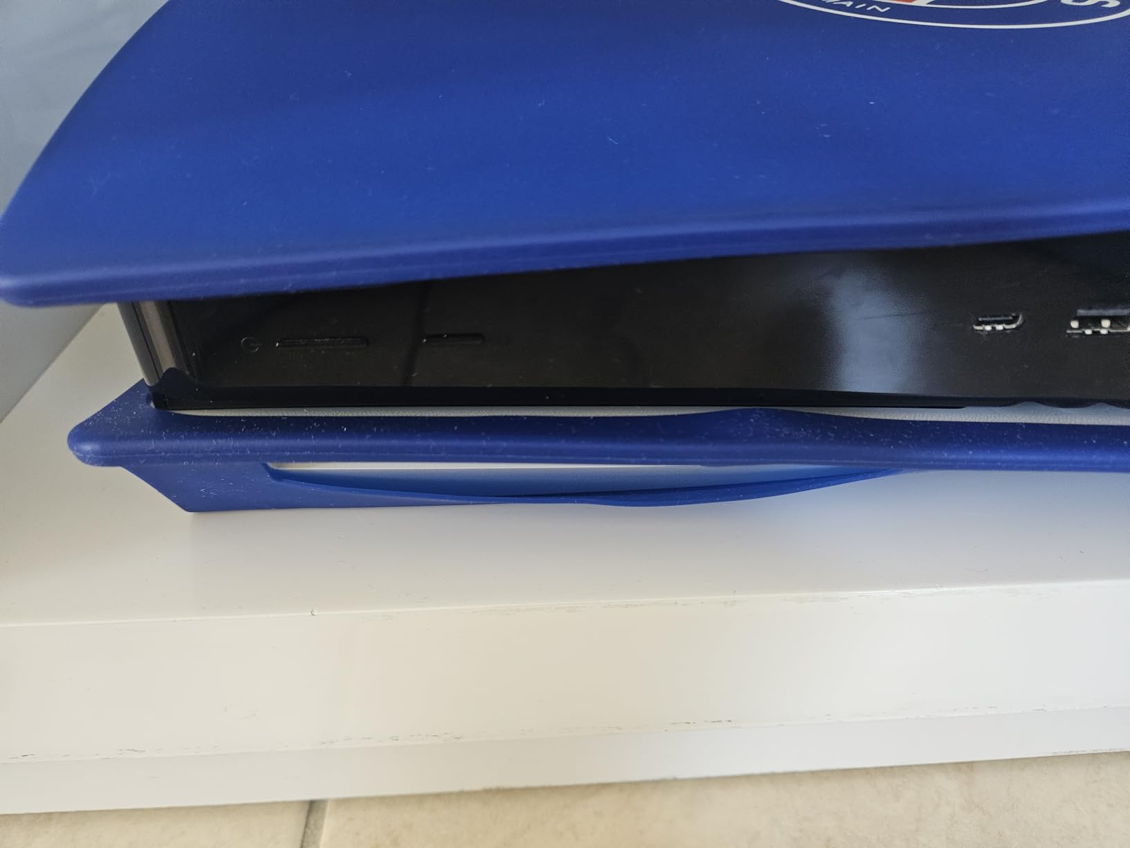 Konix PSG Custodia PS5 Silicone Blu Antiurto Antigraffio