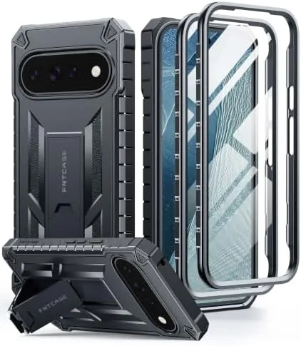 Redpepper Pixel 11 Pro custodia rugged nera kickstand