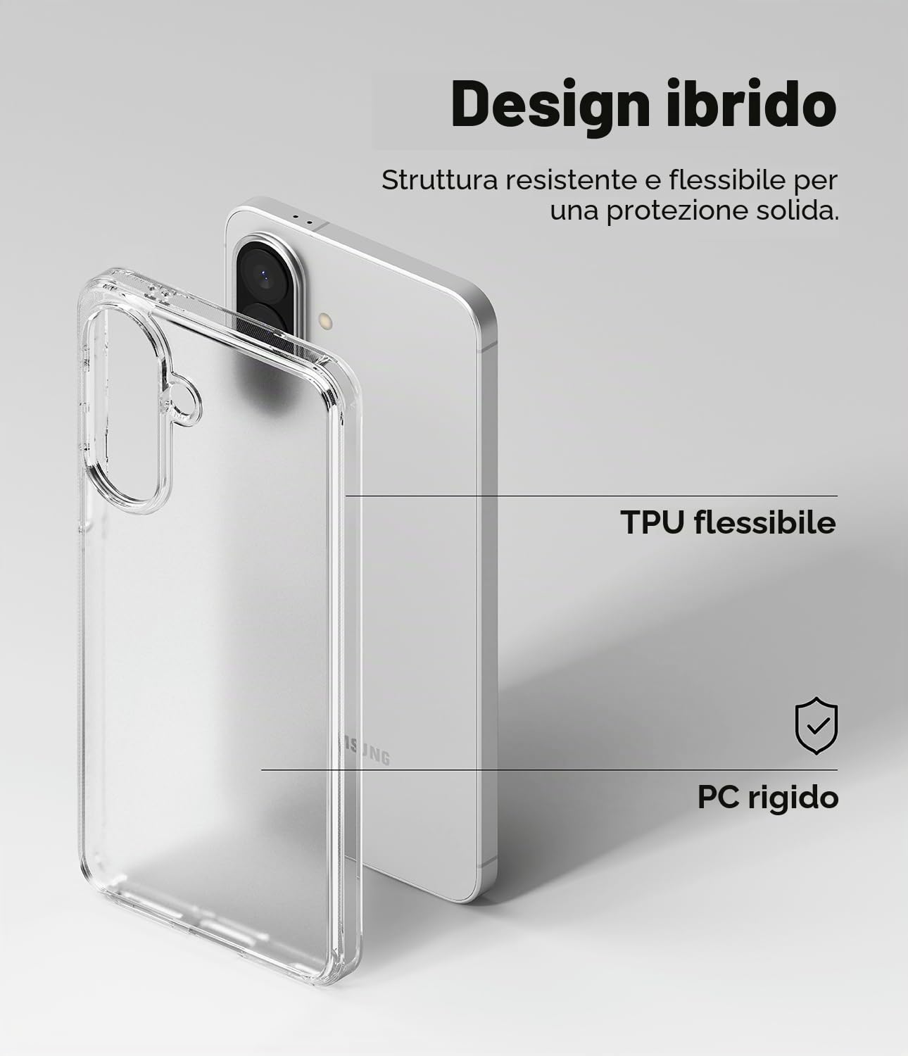 Ringke Fusion Cover Samsung Galaxy A57 Matte Clear Anti-impronta