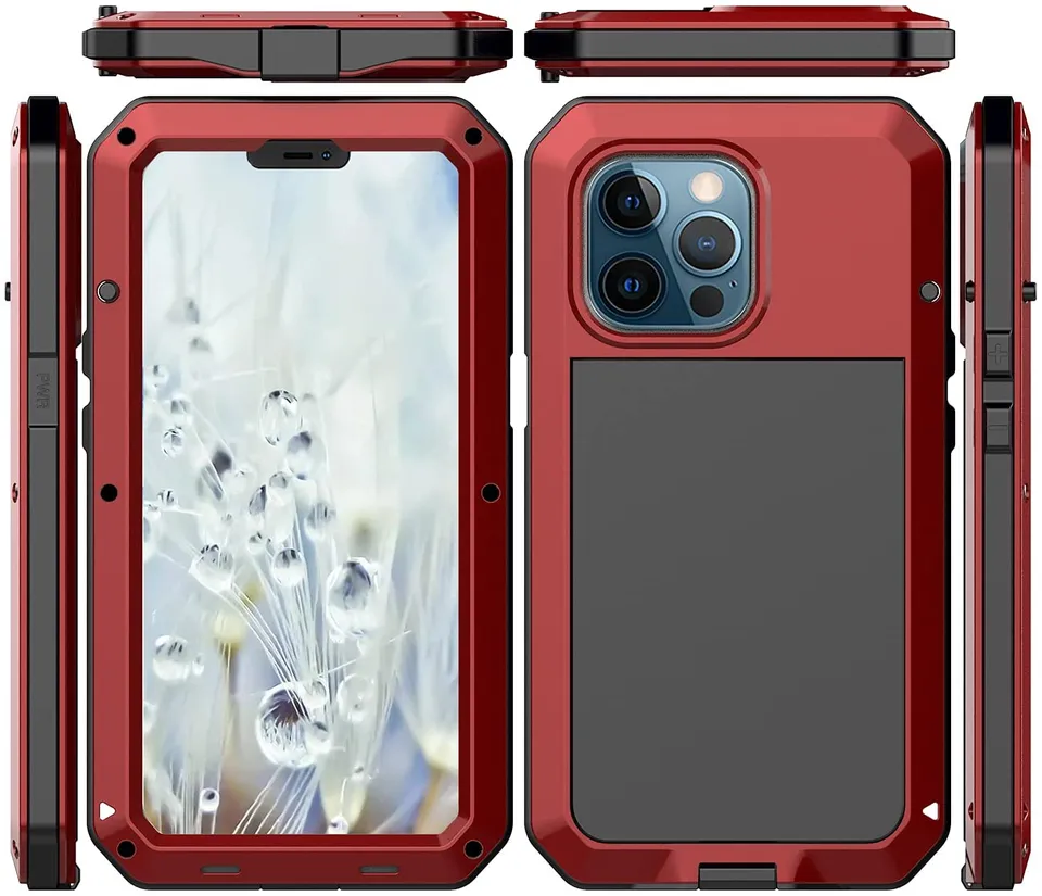 Redpepper iPhone 13 Pro Custodia Corazzata Alluminio Antishock