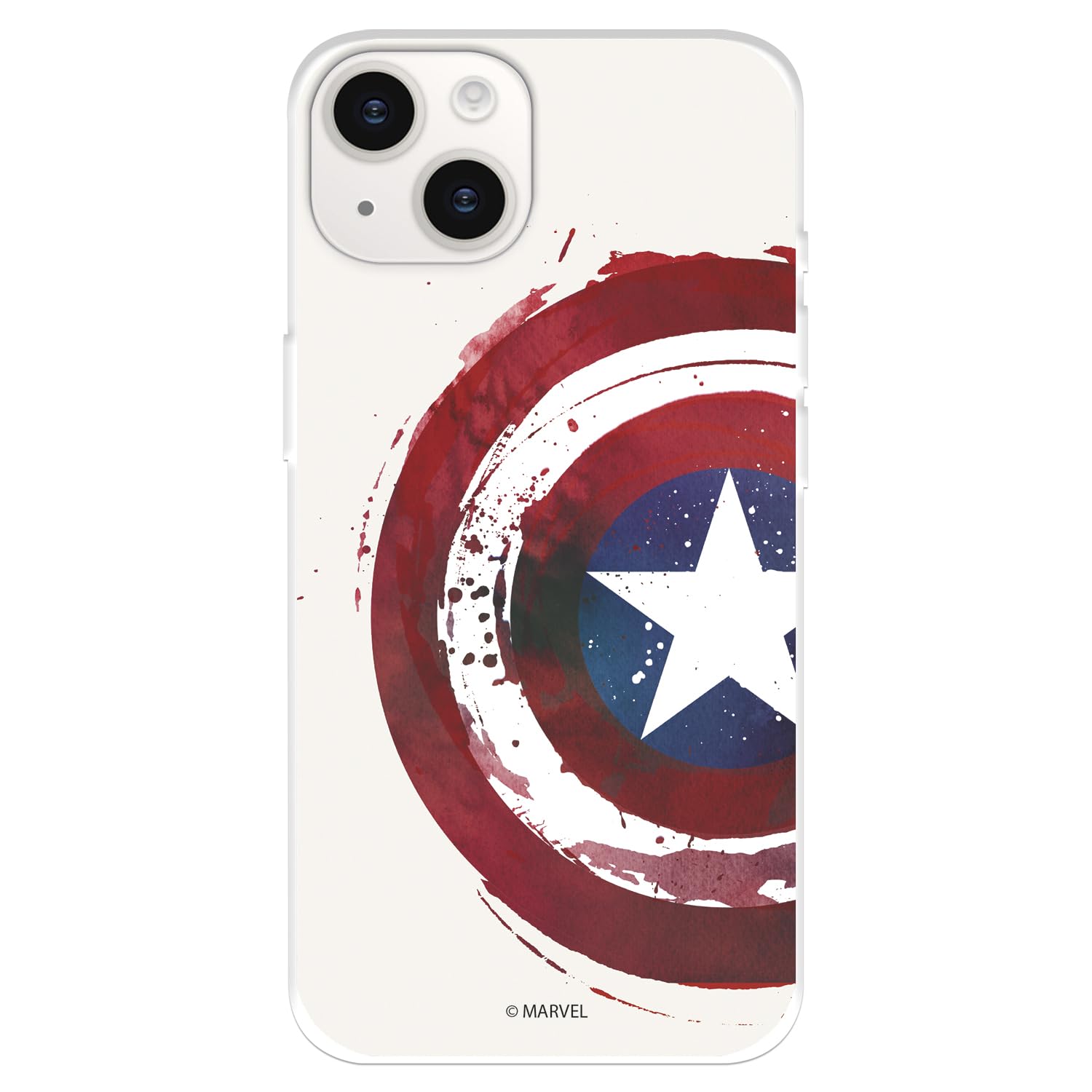 La Casa de las Carcasas Marvel Scudo Capitan America custodia iPhone 15 Plus