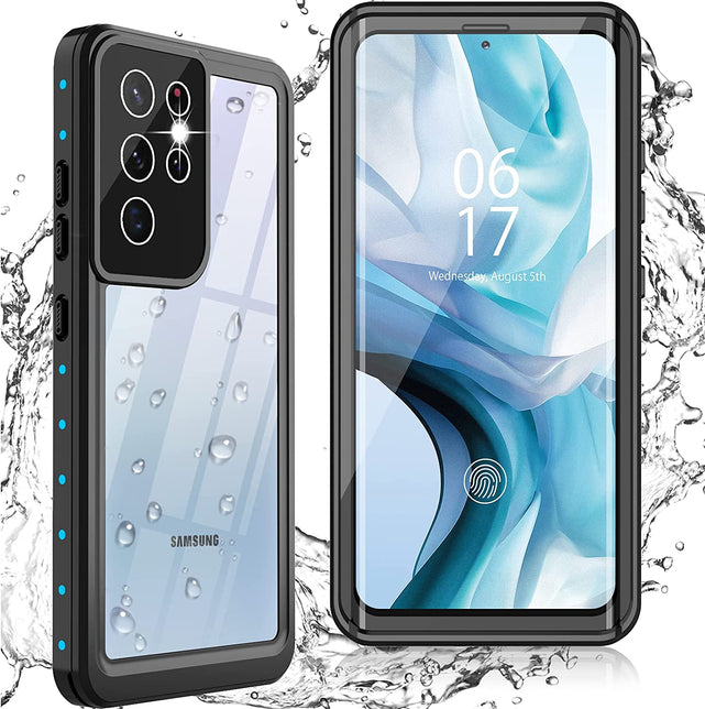 Redpepper Galaxy S21 Ultra Custodia Impermeabile IP68 Nera