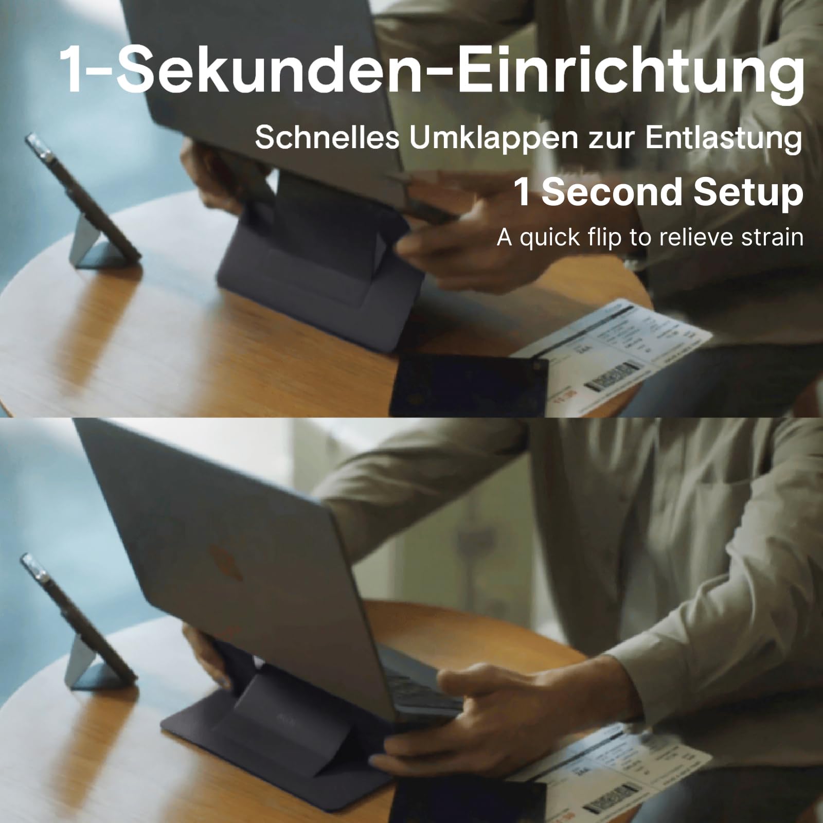 MOFT Invisible Series supporto MacBook 16" grigio grafene