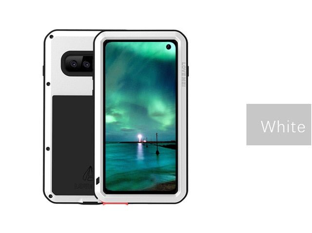 Redpepper Galaxy S10 Plus Cover Metallo Antiurto Kickstand