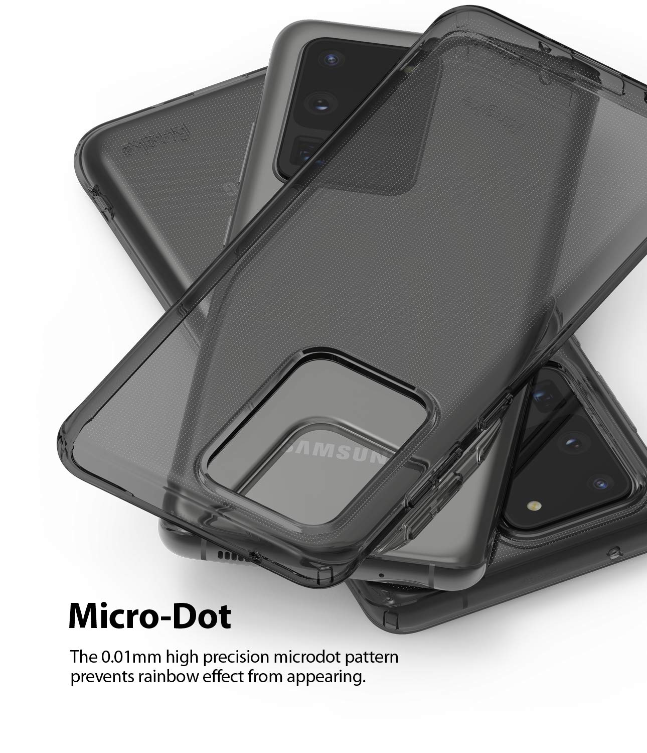 Ringke Air Galaxy S20 Ultra cover nero fumo TPU sottile
