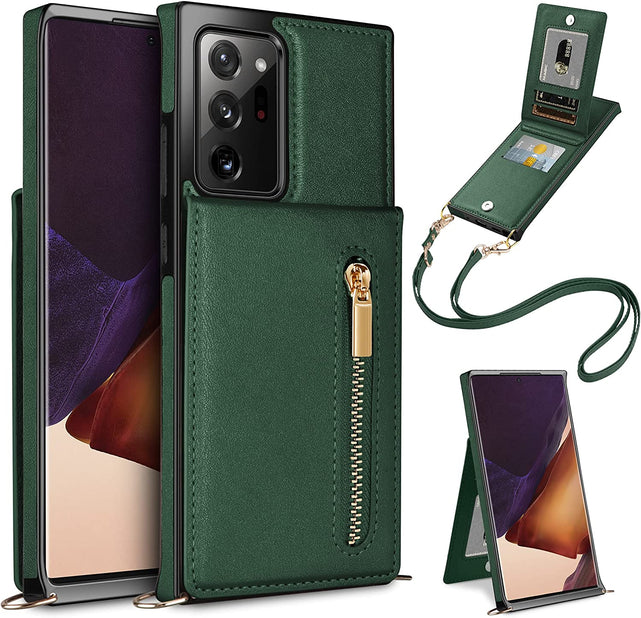 Redpepper Note 20 Ultra Custodia Portafoglio pelle con tracolla