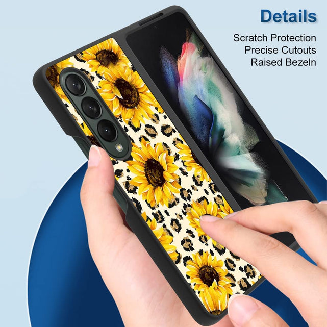 Redpepper Galaxy Fold 4 Cover Slim Girasole Leopard