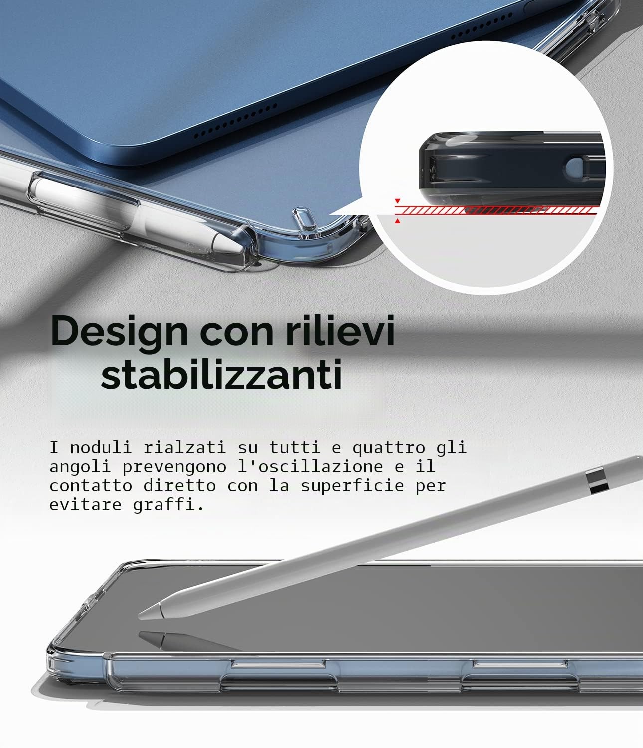 Ringke Fusion Cover iPad A16/10ª Gen Trasparente Clear