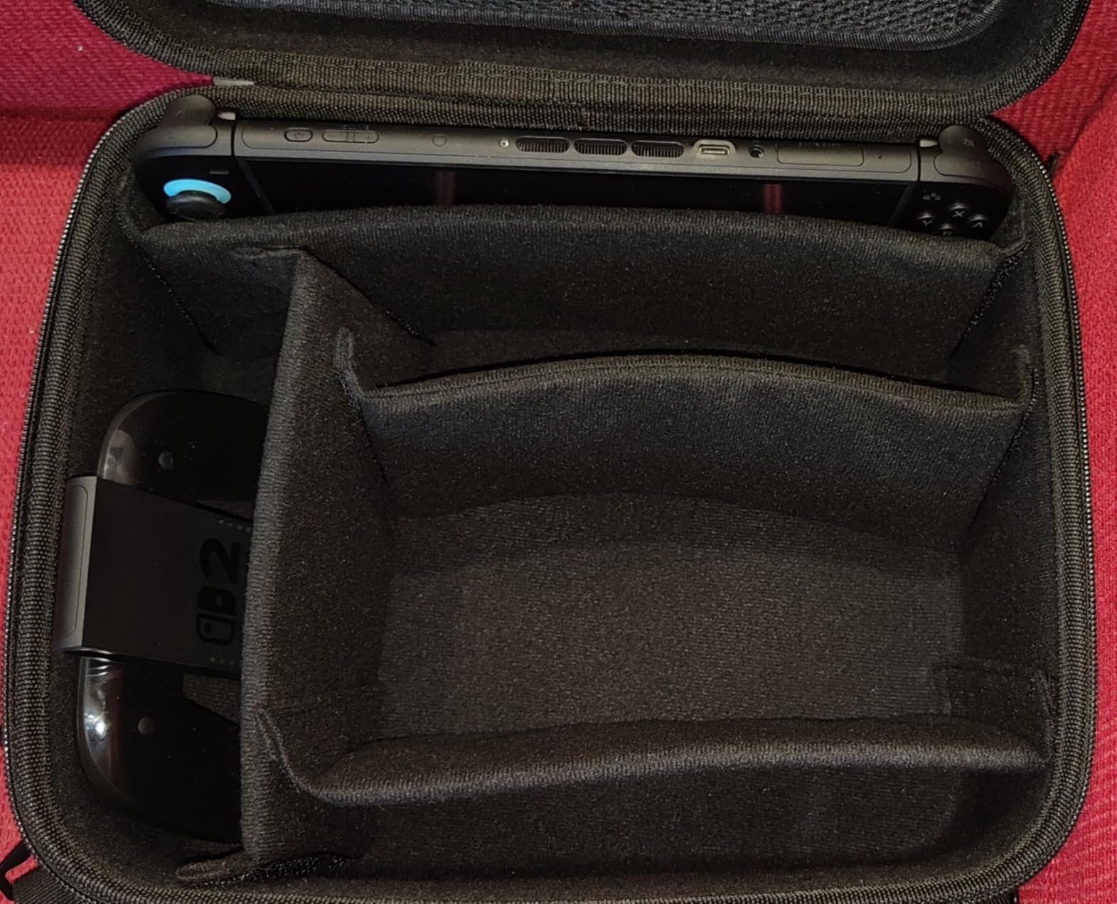 Konix Bags Carry Case Custodia Switch 2 Nero 14 Slot