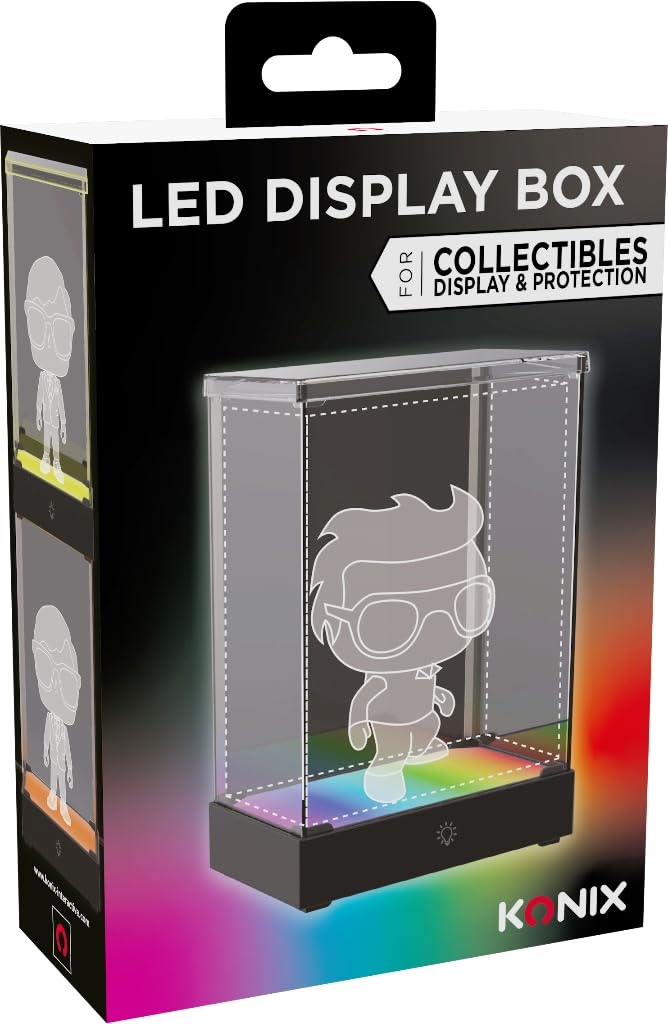 Konix Lighting vetrina LED RGB USB 9x9x14 acrilico