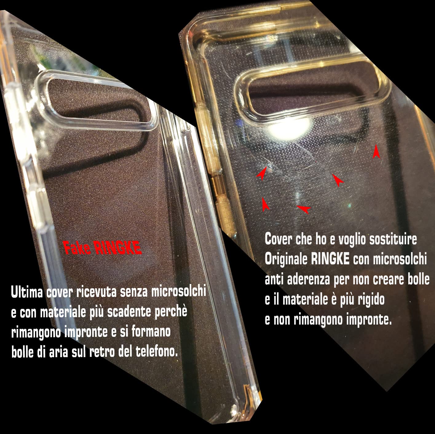 Ringke Fusion Custodia Galaxy S10 Plus 6.4 Trasparente Antiurto