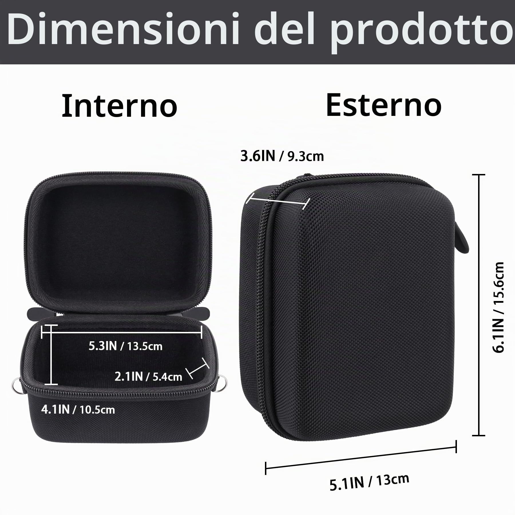 Aenllosi Camera Case Custodia Sony Alpha 16-50mm Nero EVA