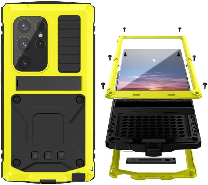 Redpepper Galaxy S25 Ultra cover metallo full body antiurto