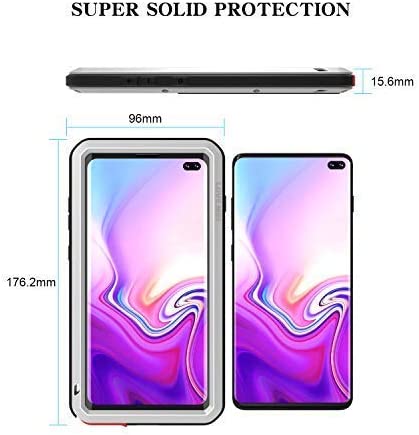Redpepper Samsung Galaxy S10 Plus custodia 360 argento vetro