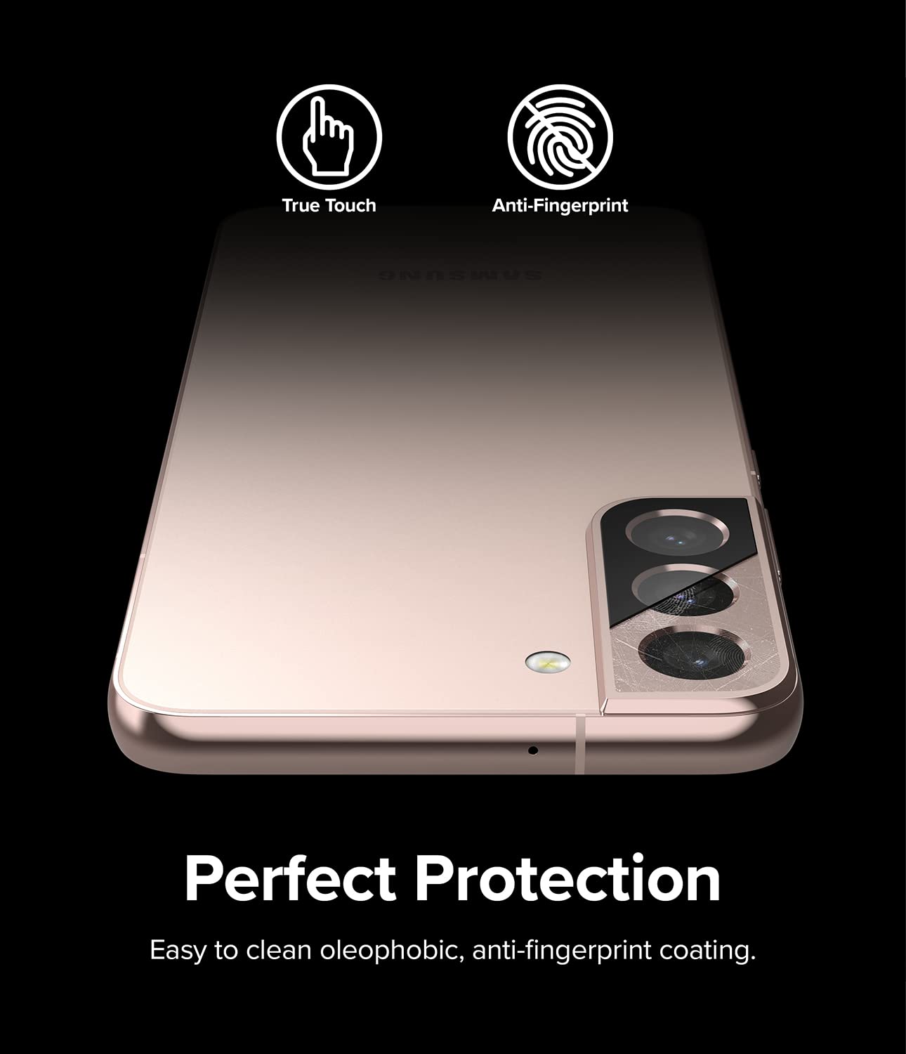 Ringke Camera Tempered Glass pellicola S22 3 pezzi trasparente