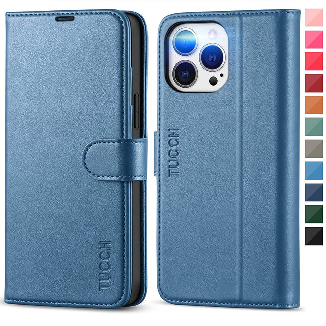 Redpepper Apple Cases 13 Pro Max Cover portafoglio pelle