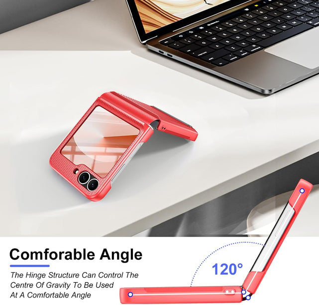 Redpepper Galaxy Z Flip 6 cover arancione con stand