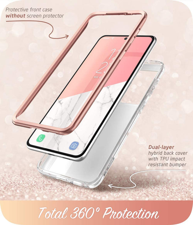 Redpepper Galaxy Cases S21 Ultra cover TPU marmo senza vetro