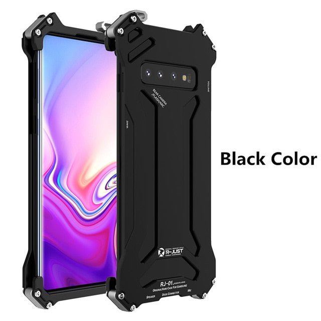 Redpepper Galaxy S10 Plus Cover in Alluminio Metallica Antiurto