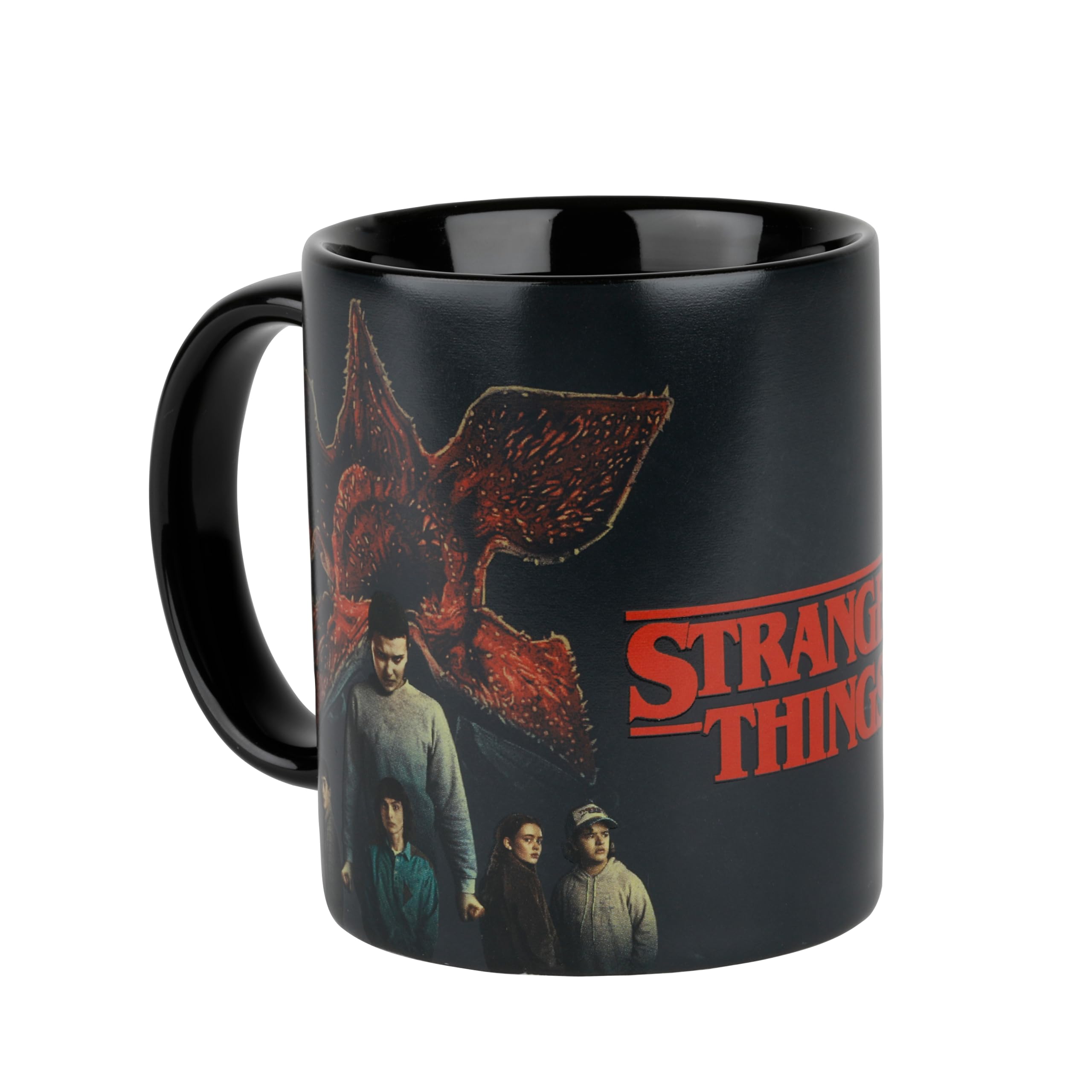 Konix Stranger Things Tazza Ceramica 320 ml Nera Termoreattiva