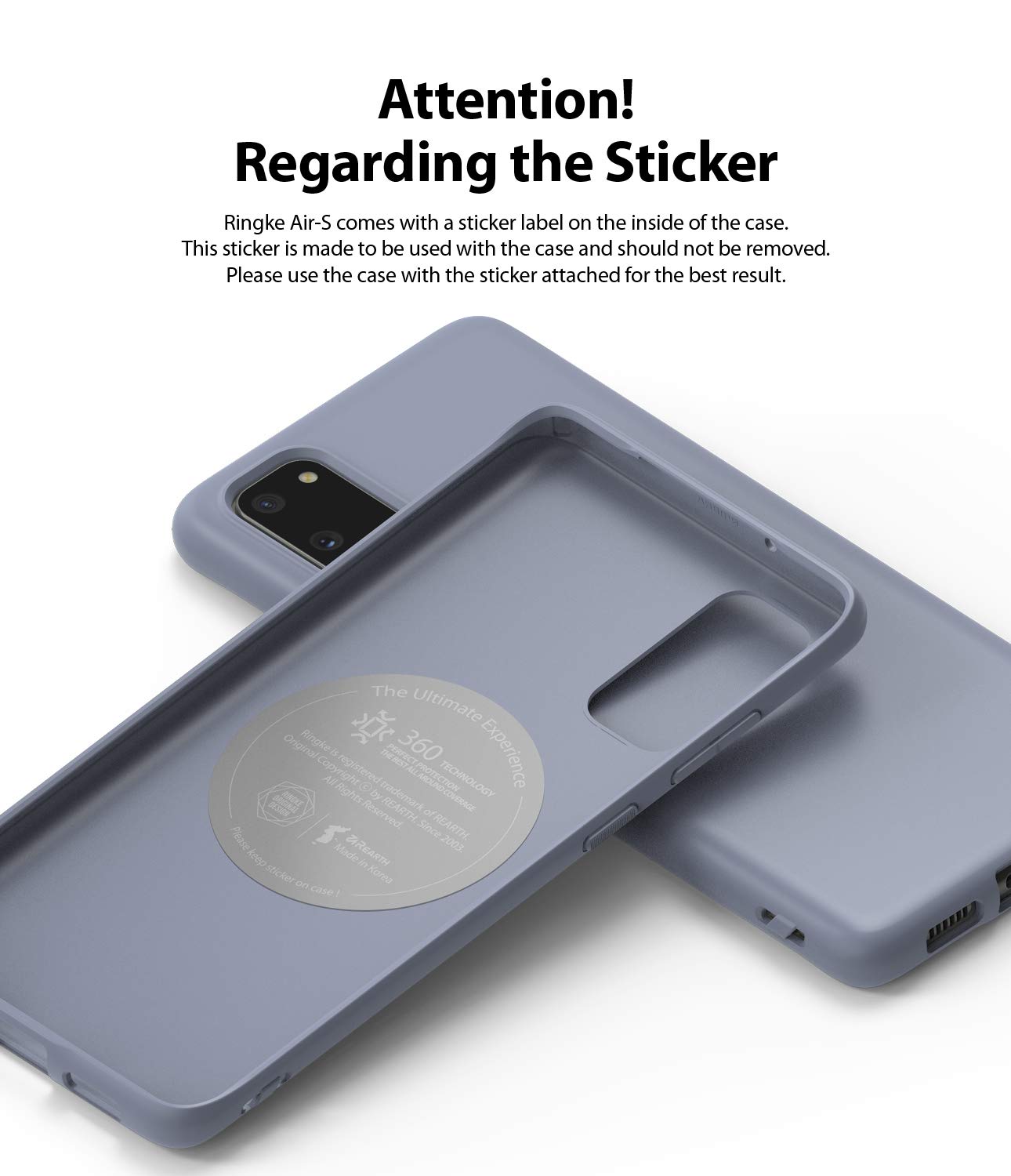 Ringke Air-S cover Galaxy S20 sottile lavender gray TPU
