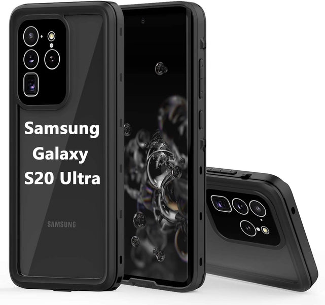 Redpepper Galaxy S20 Ultra Cover Impermeabile IP68 Nera