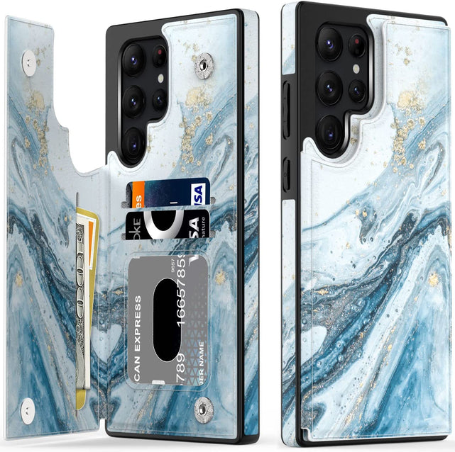 Redpepper Galaxy S22 Ultra Cover Pelle Portafoglio