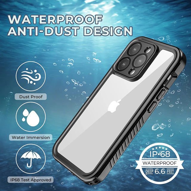 Redpepper iPhone 14 Pro Max cover impermeabile trasparente