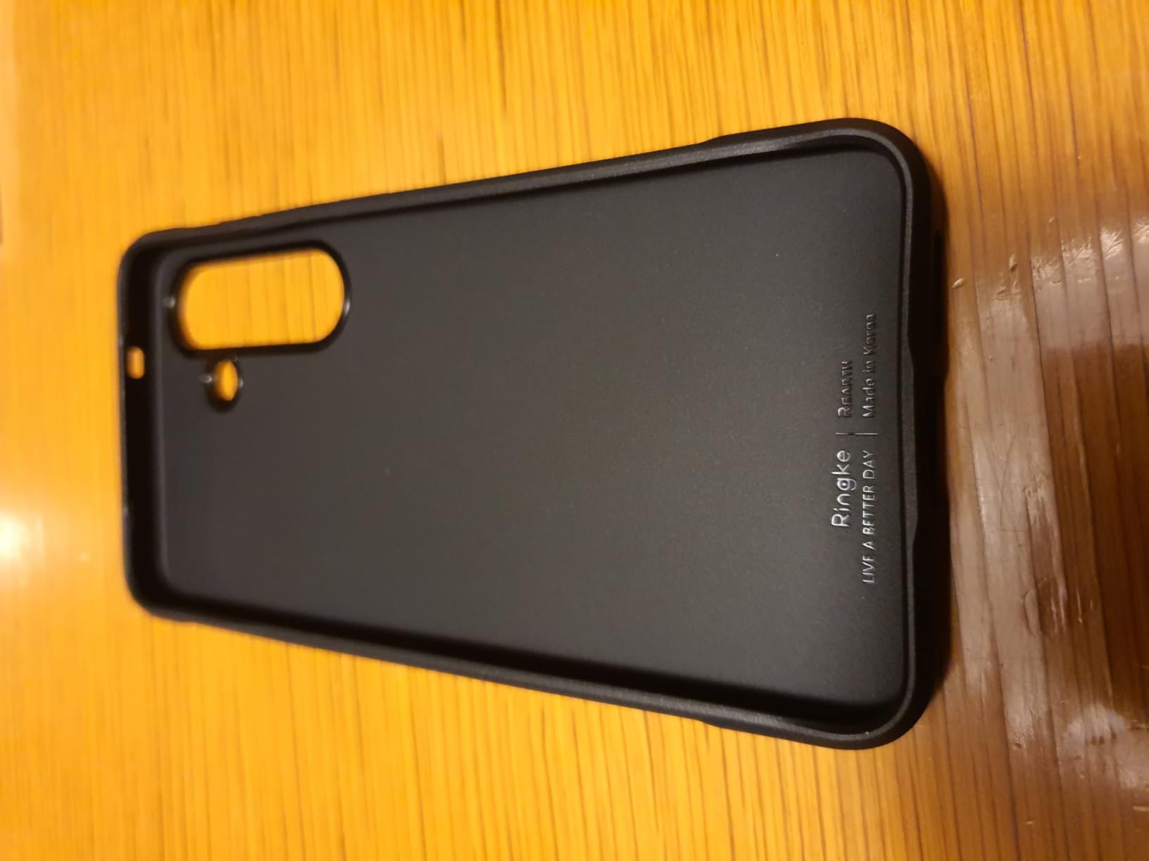 Ringke Onyx Galaxy S25 cover TPU nera anti-impronta