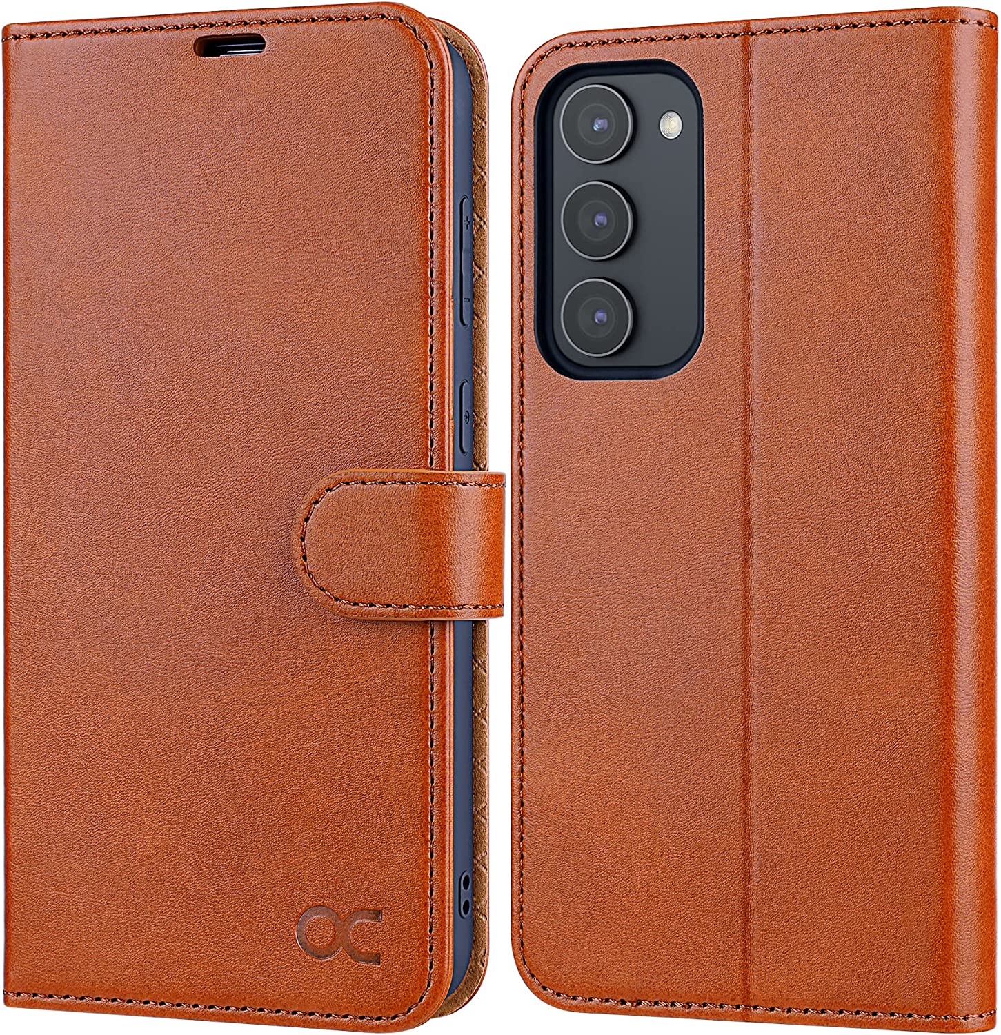 Redpepper Galaxy Cases S23 Plus cover portafoglio pelle nera RFID