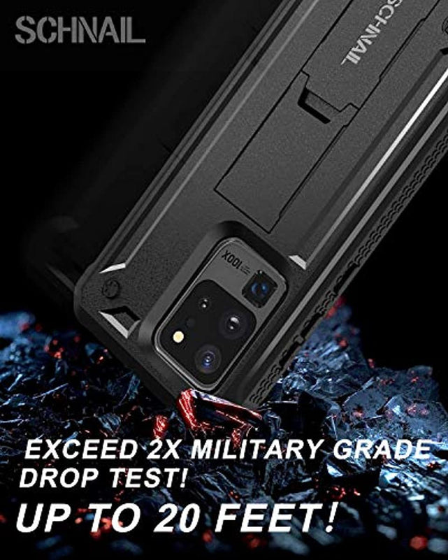 Redpepper Galaxy S20 Ultra cover nera kickstand militare