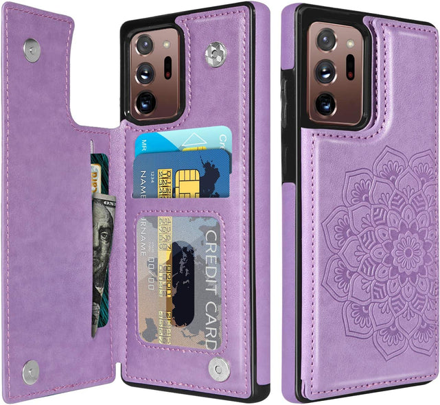 Redpepper Galaxy Note 20 Ultra cover portafoglio pelle nero