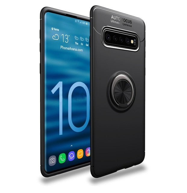 Redpepper Galaxy S10 Plus cover opaca con anello supporto