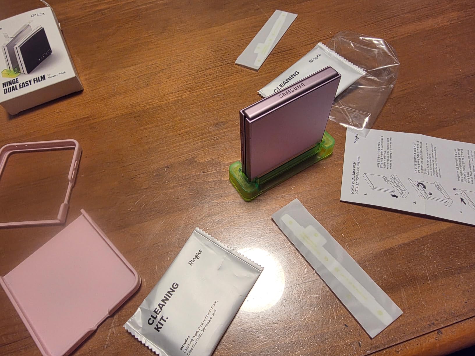 Ringke Hinge Dual Easy Film Pellicola Z Flip 8 Cerniera EPU