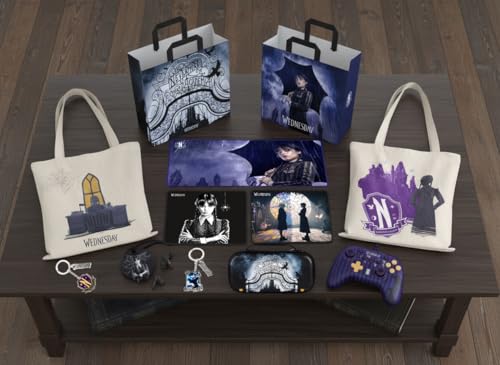 Konix Mercoledì Borsa Spesa 40x45x20 cm Viola Ombrello Riciclata