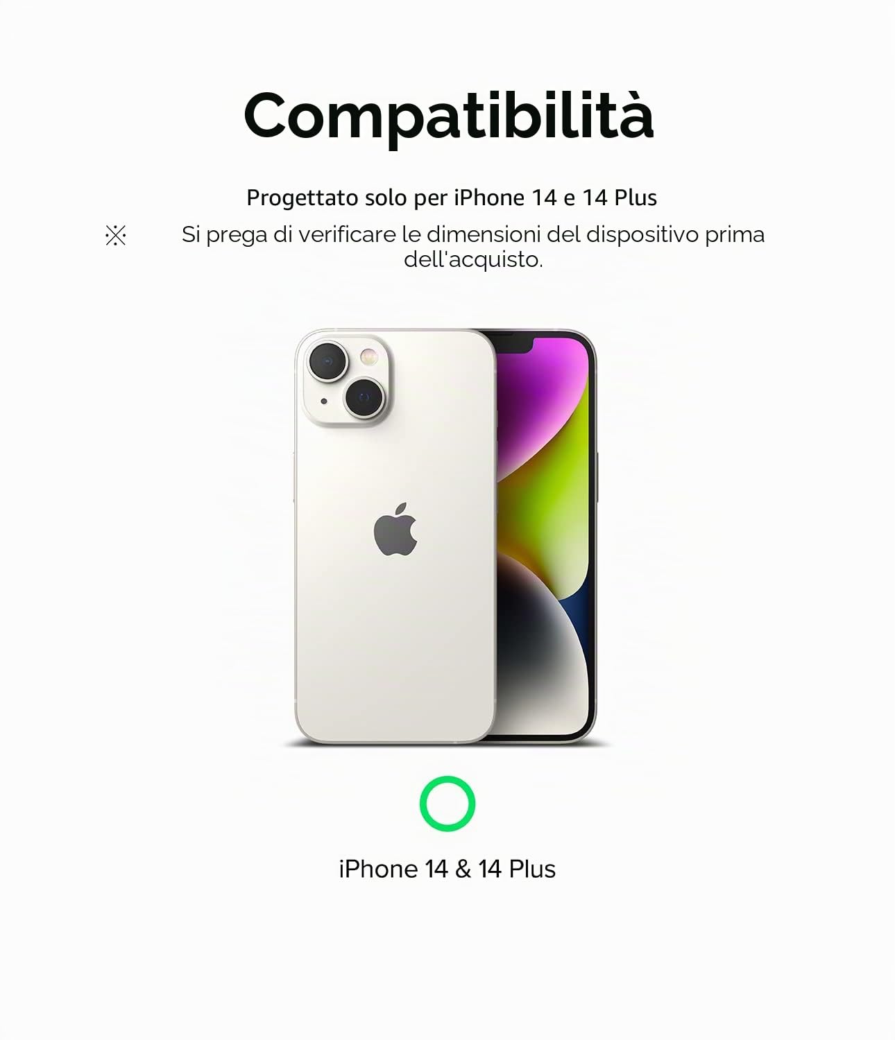 Ringke Camera Styling iPhone 14 protezione fotocamera nero