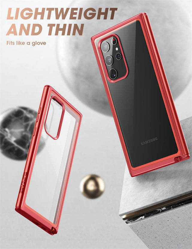 Redpepper Galaxy Cases bumper S22 Ultra nero ibrido slim